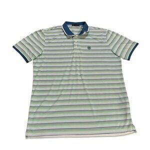 G/fore‎ Golf Polo Multicolor Stripes Mens XL Summer Colorful Performance